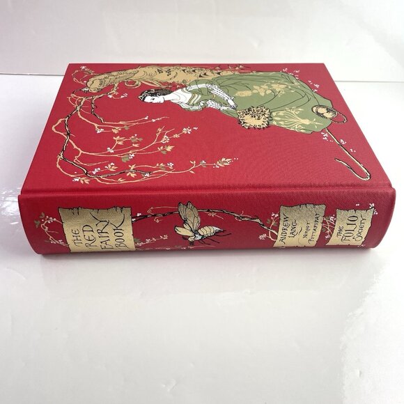 The Red Fairy Book Folio Society in slip case Red Gold Coffee Table Book - Picture 6 of 16